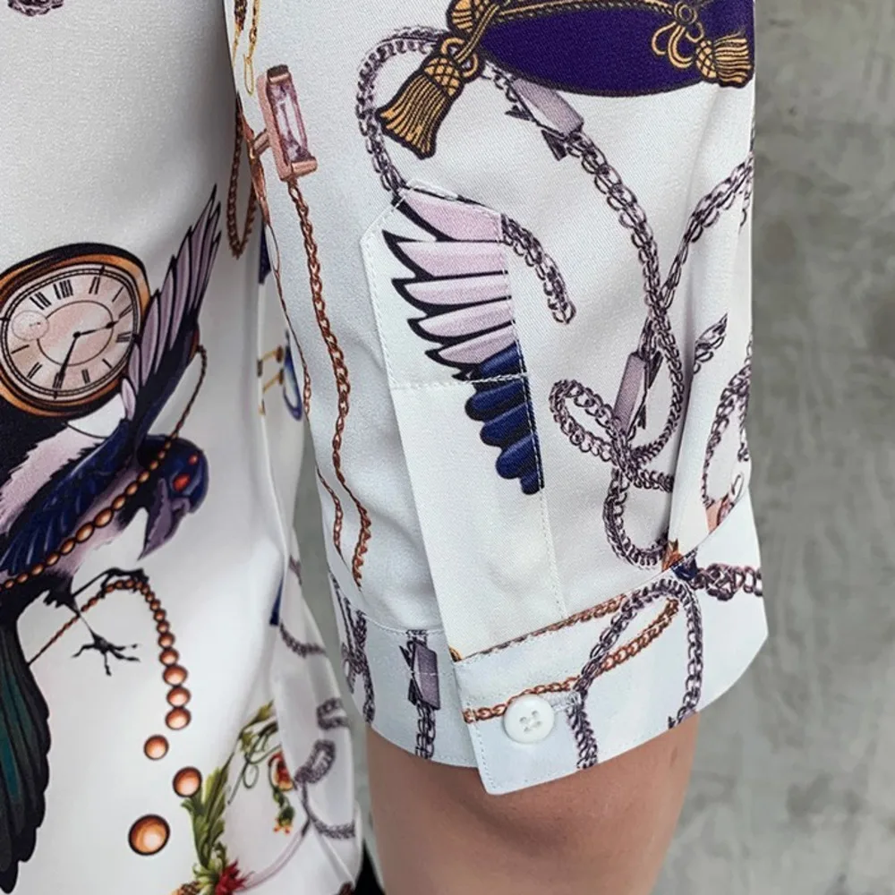 Брендовая мужская рубашка с коротким рукавом Camisa, модная повседневная приталенная рубашка, летняя Дизайнерская одежда для клубной вечеринки, выпускного вечера