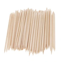 

100 Pieces Rosewood Chopsticks Wooden Sticks Manicure Sticks, for Cuticle Pusher Cuticle Remove forks for nails Manicures Tools