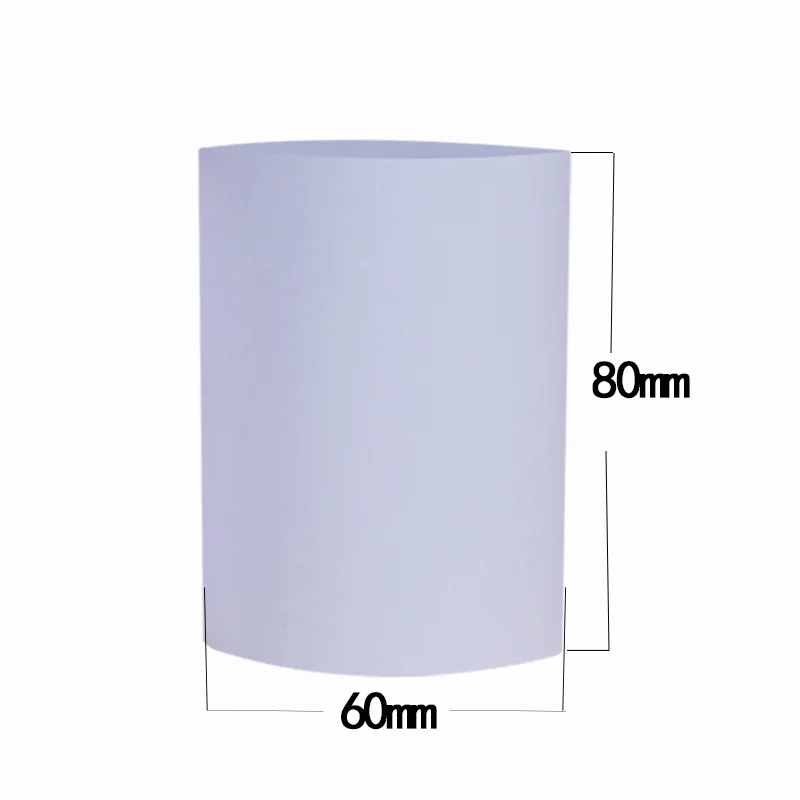Hot paper cashier paper 80 x 60mm POS printer hot paper 1 reel of