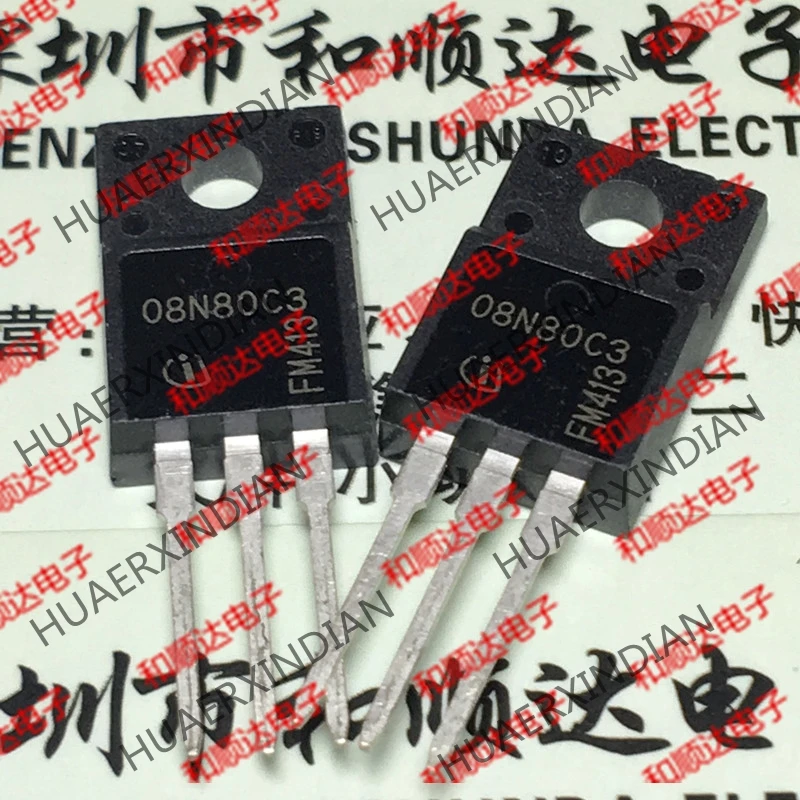 10 шт./лот и 08N80C3 SPA08N80C3 TO-220F 800V 8A