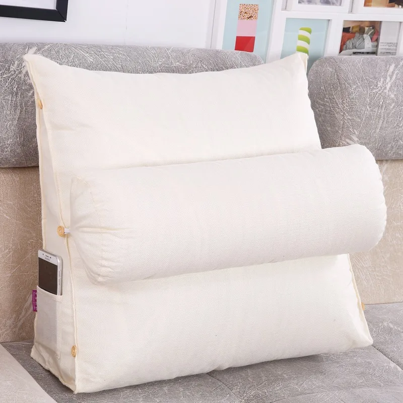 Кровать треугольная спинка подушки дивана подушки для кровати Подушка для отдыха Задняя поддержка большой размер шезлонг для чтения материнства подушка