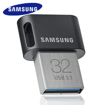 

SAMSUNG FIT Plus USB 3.1 Flash Drive 32GB Pendrive 64GB Flash Memory Stick 128GB Pen Drive 256GB Metal 300MB/s For PC/Tablet/TV