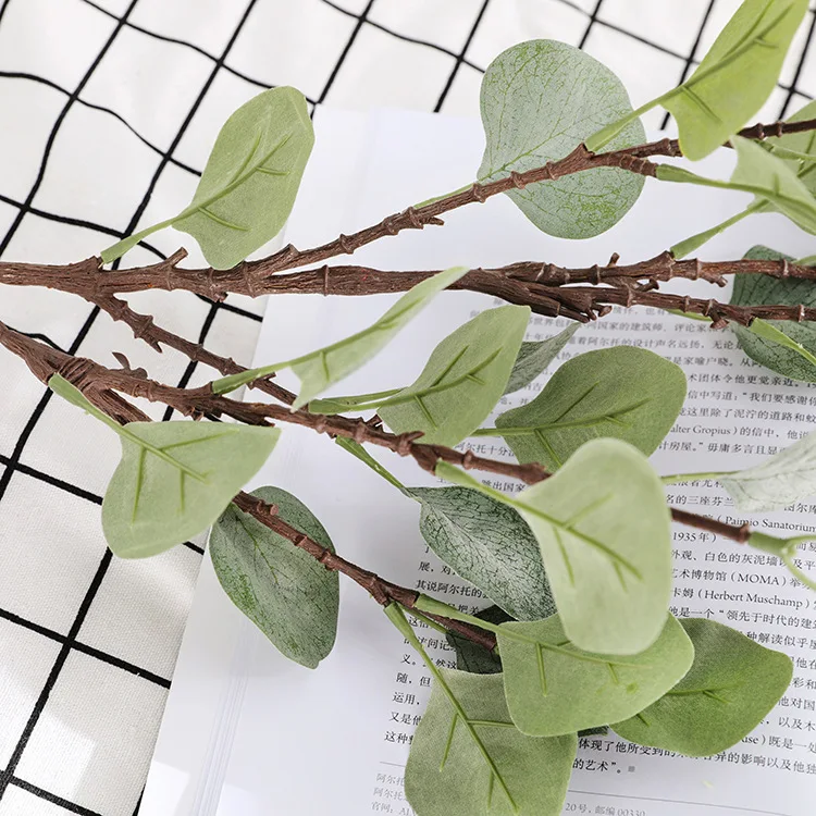 Искусственный Горшок с эвкалиптом для садоводства искусственные растения