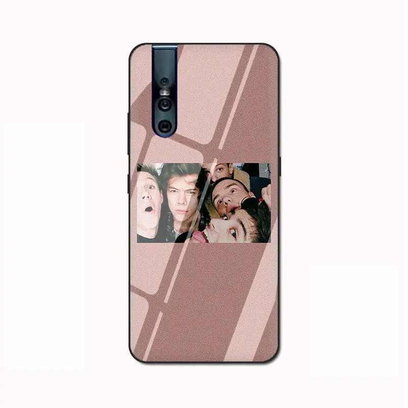 G5 EWAU One Direction закаленное Стекло телефона чехол КРЫШКА ДЛЯ VIVO V9 V15 Y17 Y85 Y89 Y93 Y95 Y91 C - Color: G5