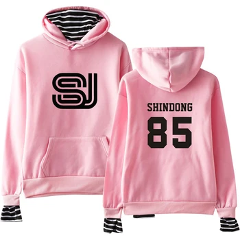 

Super junior Fake Two Pieces in Sweatshirt Popular Casual Pullover Kpop New Streetwear Casual Harajuku Hoodies