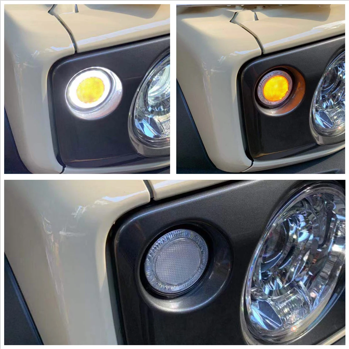 Clignotant LED pour Suzuki Jimny, feu antibrouillard, feu de position avant  Angel Eye, feux diurnes DRL, JB64, JB74, 2019, 2020 - AliExpress