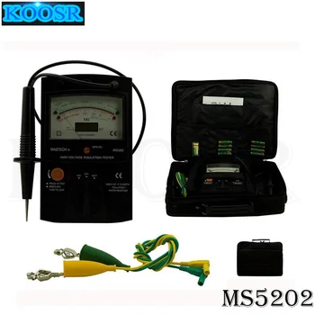 

MASTECH MS5202 100000Mohm Digital Analog Insulation Tester tramegger high voltage insulation tester