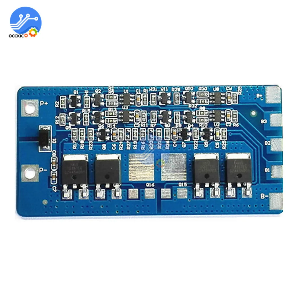 Bms 4S 20A Защитная плата для литий ионной литиевой батареи 18650 14 8 в 16 защитный модуль