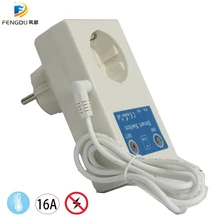 

Gsm Power Socket 16A Outlet Remote Relay Switch Smart Home Controller or Temperature Sensor SMS Call Power Off Alert Gate Opener