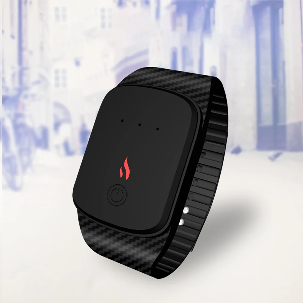 WHR-360 USB Перезаряжаемый тепловой TPE грелка для рук браслет подарок умный