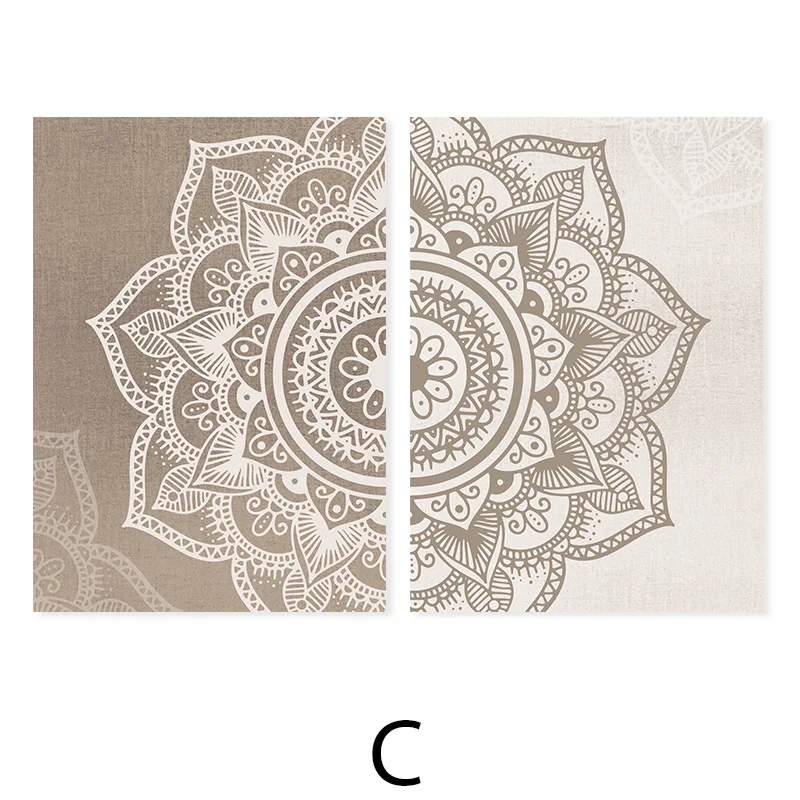 Bohemia-Mandala-Floral-Beige-Wall-Art-Print-Poster-Picture-Canvas-Painting-Living-Room-Home-Interior-Yoga (5)