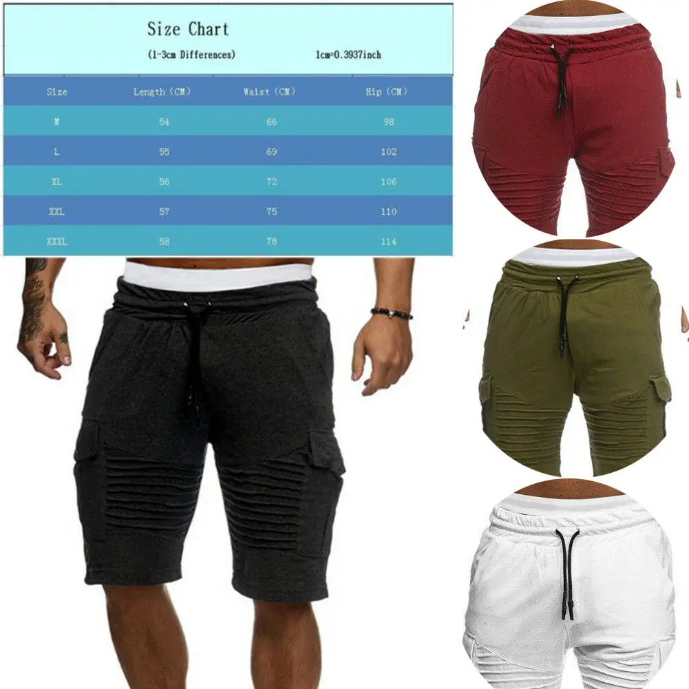 Mens Cargo Shorts Casual Army Combat Camo Summer Camping Shorts Bottoms
