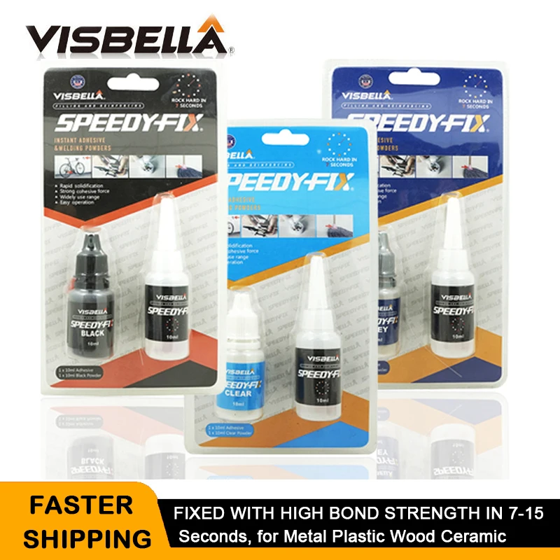 VISBELLA 3 шт . 7 секунд Speedy Fix порошок клей быстрое склеивание ремонт заполняющий