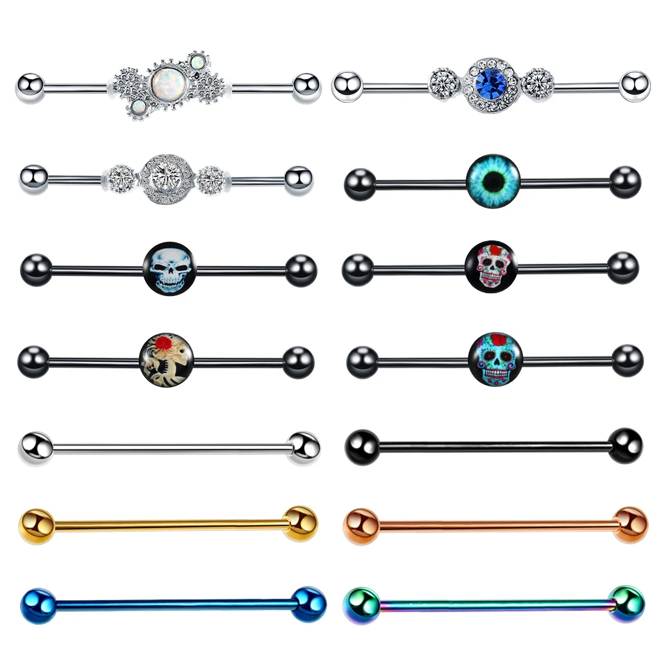 Milacolato Set 12 Paia Orecchini Donna In Acciaio Inox Con Zirconie Colorate, Confezione Regalo, Ipoallergenici