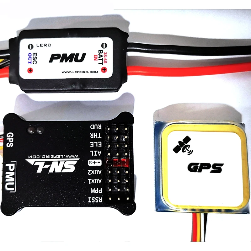 

Hot New 3-6S SN-L Compass Flight Controller Galvanometer GPS HD Pixel OSD AAT PPM SBUS RSSI For Fixed Wing Mini FPV RC Plane