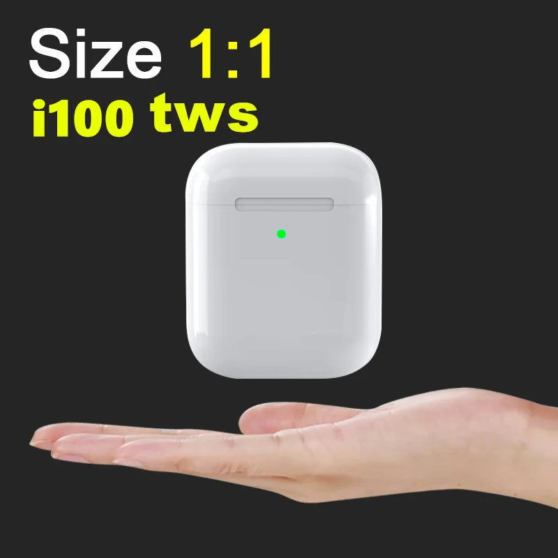 I100 TWS Беспроводные Bluetooth 5,0 наушники i 100 всплывающие наушники гарнитура Сенсорное управление для iPhone Xiaomi pk i10 i30 i60 i80 i90 TWS