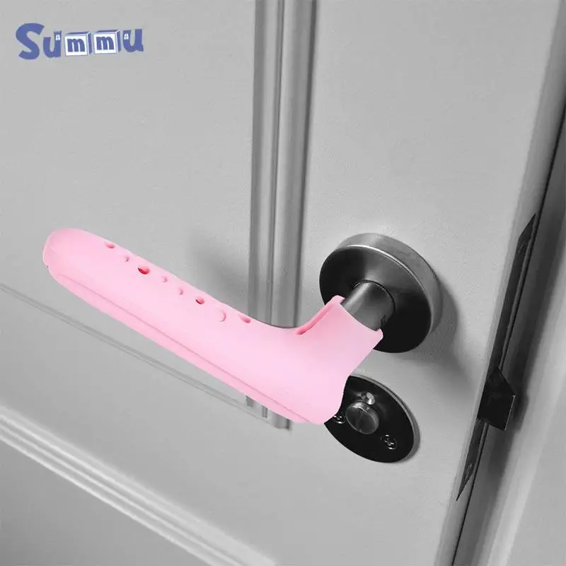 

New Silicone Room Handle Baby Child Crash Protection Suite Door Pull Handle Gloves Protector Door Handle Sleeve
