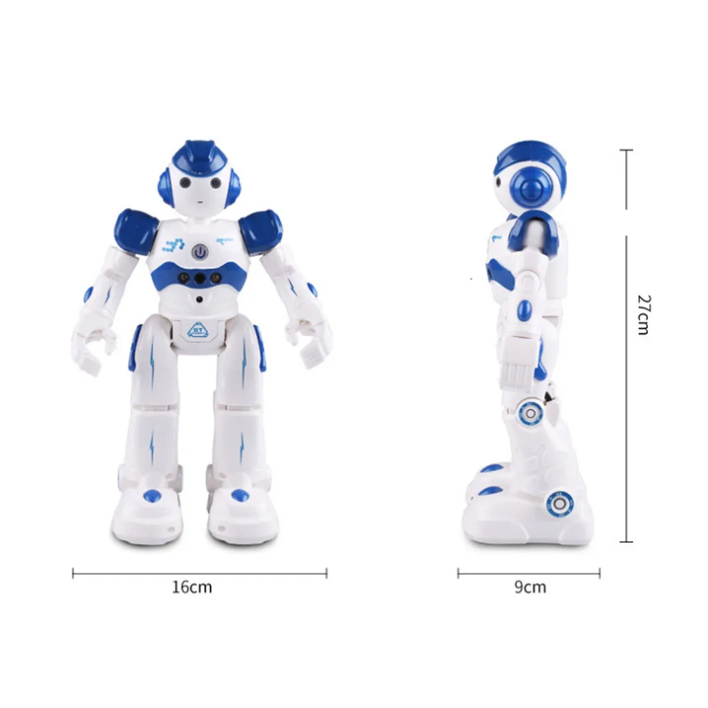 Remote Control Intelligent Robot USB Charging Children's Toy Dancing Singing Electronic Robot Gesture Sensing Toys H1212