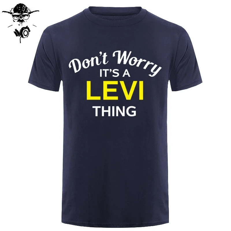 Не волнуйтесь это вещь LEVI! Мужская футболка Семейная на заказ NameMans уникальная