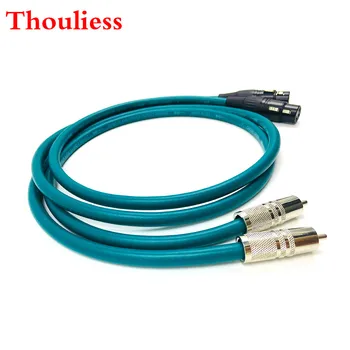 

Thouliess Rhodium plated RCA Male to 3pin XLR Feamle Balacned Audio Cable RCA to XLR Interconnect Cable with CARDAS USACable