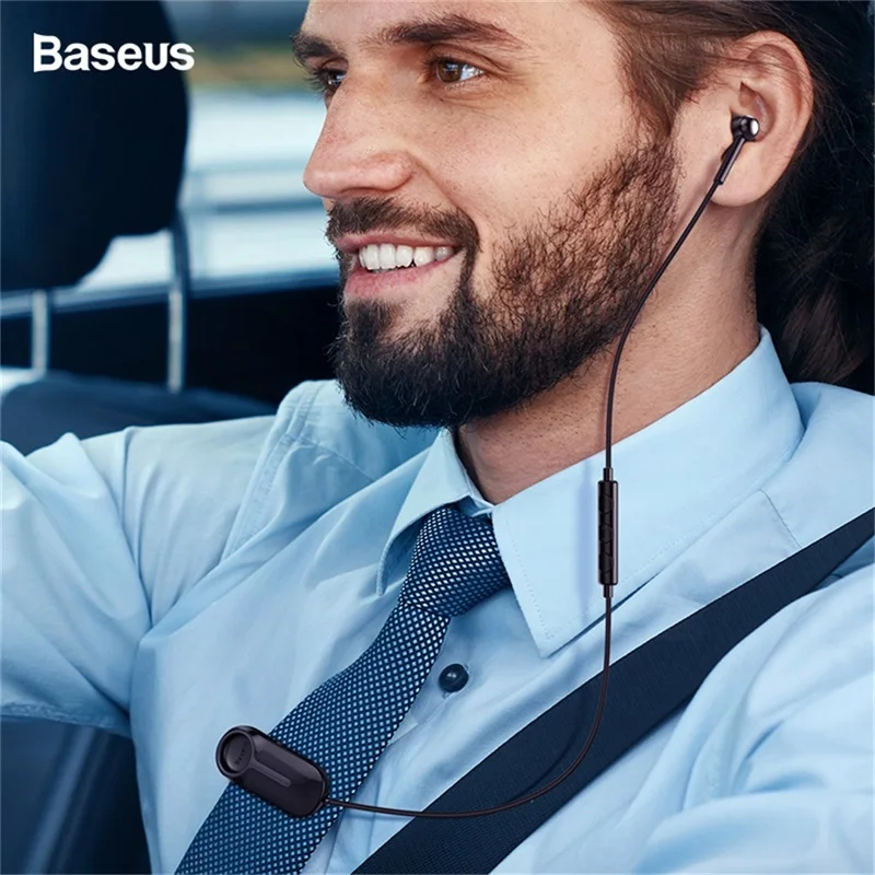 

Baseus A06 Wireless Headphone Bluetooth Earphone Clip Bluetooth 5.0 Headset Handsfree Stereo Earbuds With Mic For iPhone Xiaomi