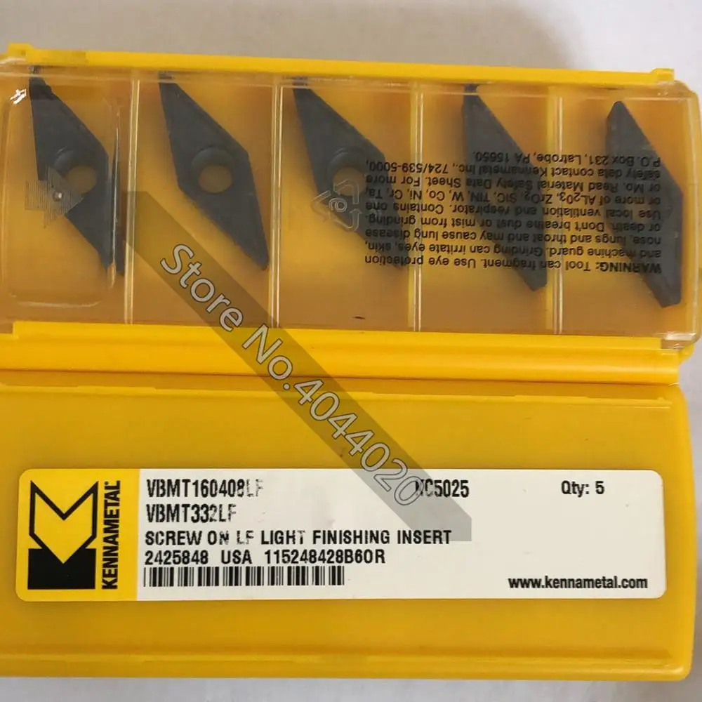 KENNAMETAL VBMT332LF KC5025 VBMT160408LF KC5025 вставки карбида 10 шт