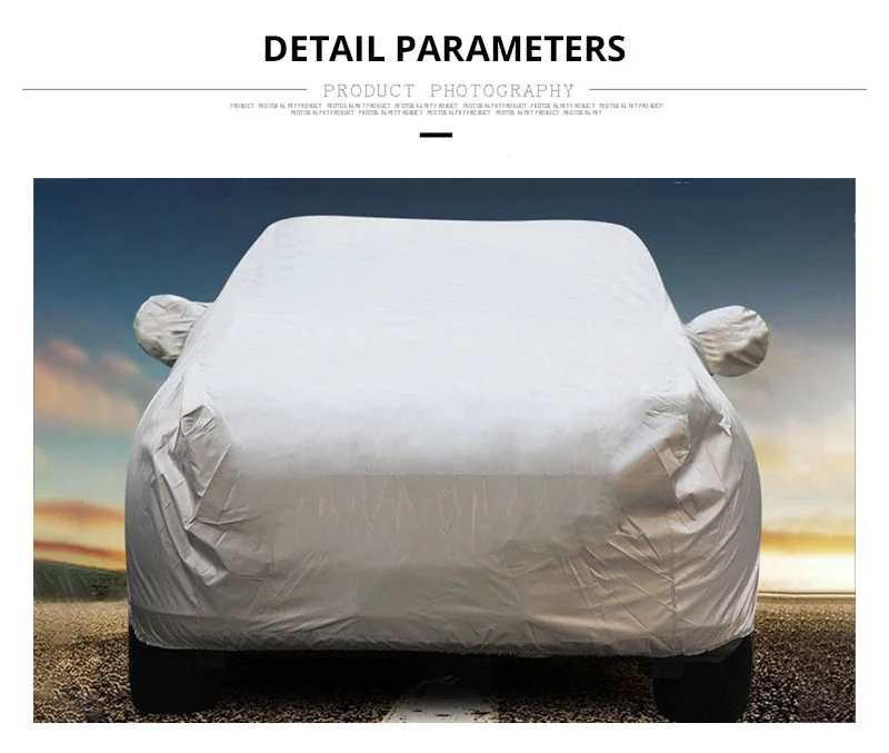 Car Cover Sedan SUV Tent Covers Sun Reflective Shade Rain Frost Snow Dust Waterproof Protection Anti UV Outdoor Car Accessories (2)