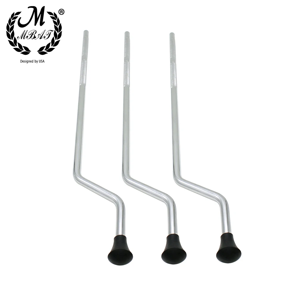 Acessórios de Instrumento de Percussão de Alta Qualidade para Piso Peças de Música Perna de Tambor com 3 Mbat Esferas Pernas Tom Tripé m Kit - Image 3