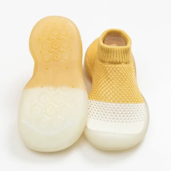 

Baby Boys Girls Sock Shoes Summer Style non-slip Floor Socks Baby Soft Rubber Sole