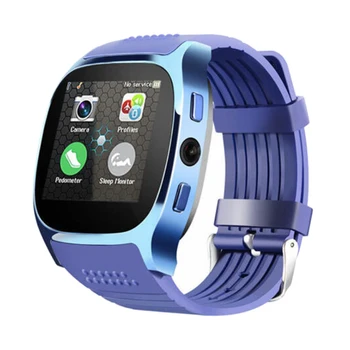 

Smart Watch with Camera Touch Screen T8 Bluetooth Smart Watch Support SIM and TF card Camera For Android ios Mobile Phone