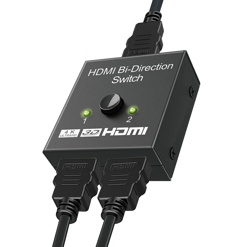 4K HDMI переключатель адаптер коммутатор разветвитель UHD 1080P 3D HDR HDCP 2 в 1 для PS4 PS3 Xbox
