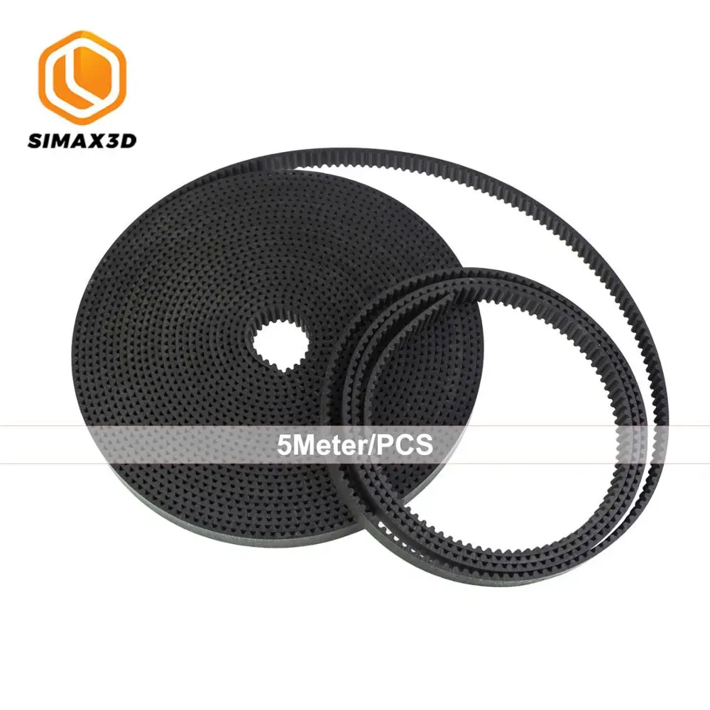 SIMAX3D hotend DIY 3D printer Belt GT2 belt 6mm 5meter 3D printer parts accessories GT2 Timing