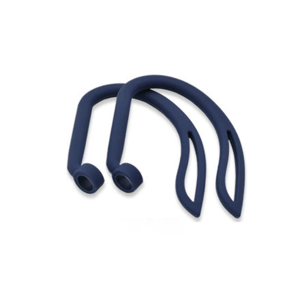 Bluetooth наушники силиконовые петля для ушных крючков для Apple AirPods Pro 1 2 анти-потеря Спортивные Беспроводные наушники Крючки Зажимы гарнитура ушной крючок - Цвет: Blue