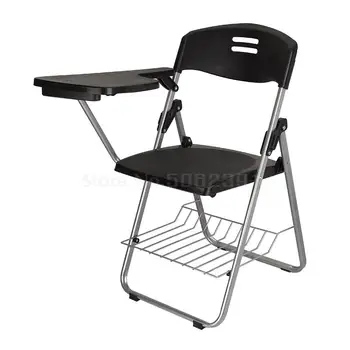 

Training chair with writing board conference chair student office reporter Piano classroom folding chair 4 from the sale