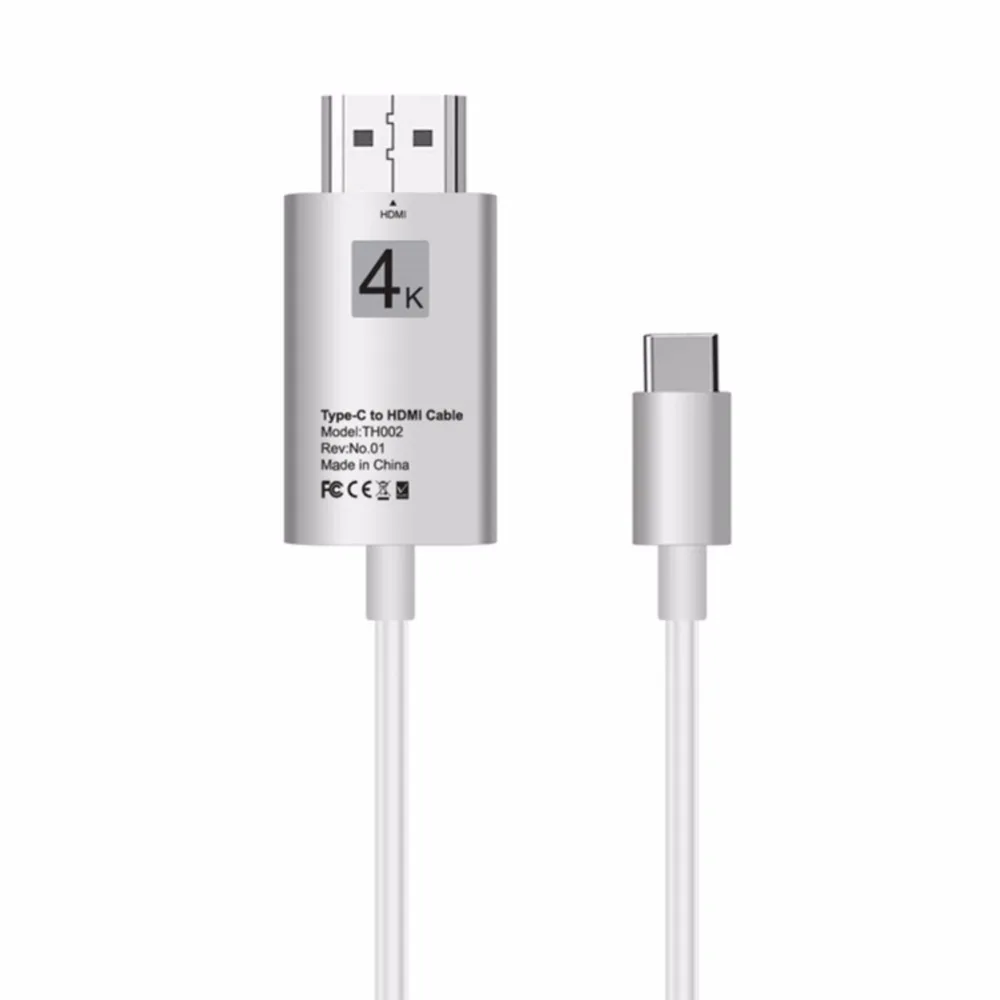 S8 2M USB 3,1 type C USB-C к 4K HDMI HDTV Кабель адаптер HD соединительный кабель