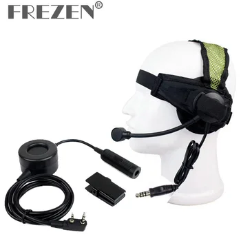 

HD02 Z Tactical Bowman Elite II Headset With Waterproof PTT For Walkie Talkie BaoFeng UV-5R UV-82 For Kenwood Two Way Radio