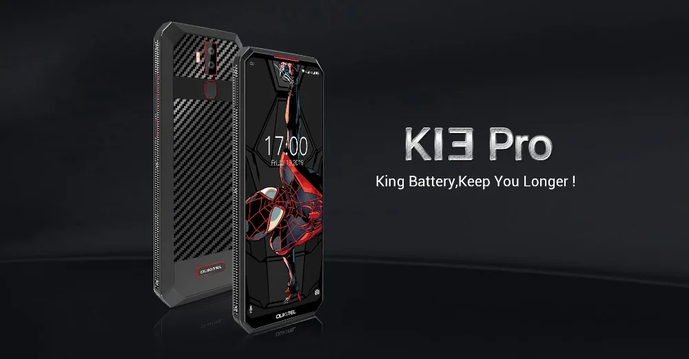 OUKITEL K13 Pro 6,41 ''11000 mAh 4GB 64GB смартфон MT6762 Восьмиядерный Android 9,0 NFC 4G мобильный телефон с функцией распознавания лица 5 V/6A Быстрая зарядка