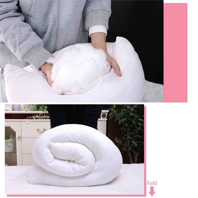 Белая длинная подушка дакимакура 40x120 см внутренняя для обнимания тела Подушка