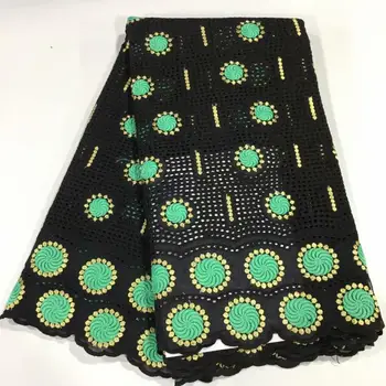 

5yards tissu african cotton lace fabric hot selling swiss voile lace in switzerland dubai fabric african dry lace fabrics