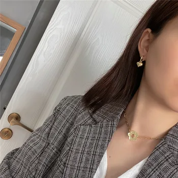 

RUIYI 925 Sterling Silver Mini Flower OT Buckle Women Necklace Minimalist Exquisite Handmade Chain Chic Chokers Short Necklace