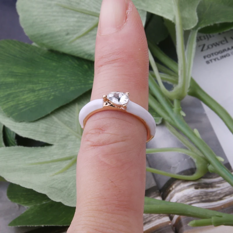 NeeFuWoFu Y2K Multicolor Enamel Dripping Oil Open Ring For Women, Adjustable  Gold Plated Chunky Finger Rings Party Jewelry