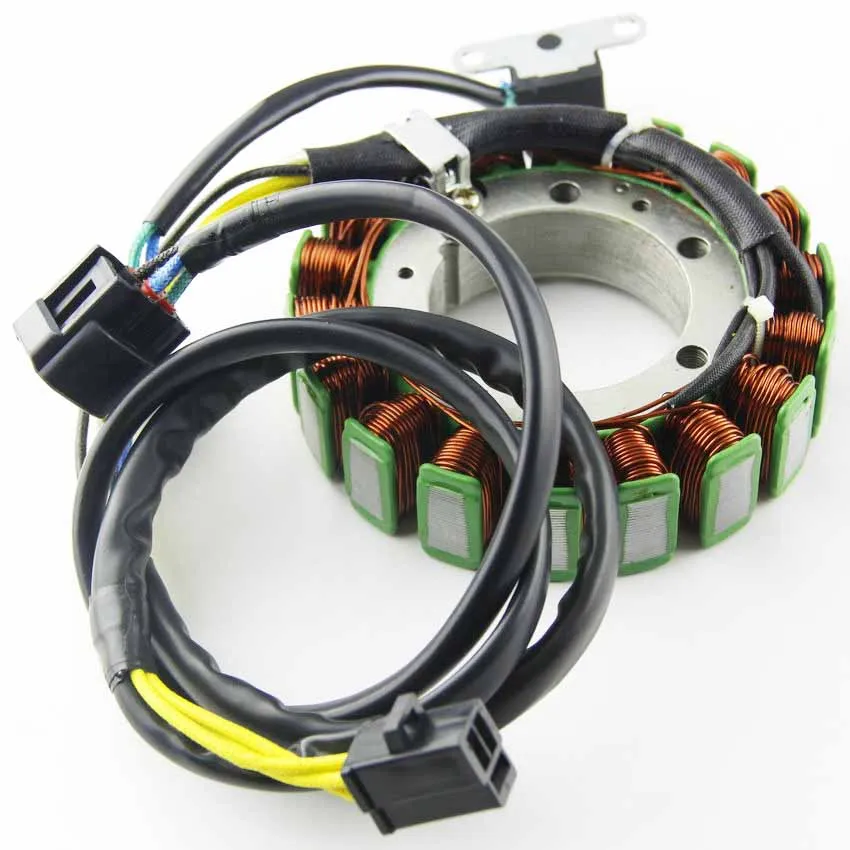 Мотоцикл магнитная катушка статора 18 полюсов 12V катушки для Suzuki 32101-32E00-000 DR650 XF650 Freewind 3210132E00000