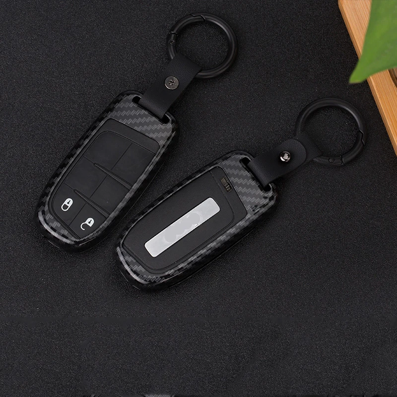 Чехол для ключей автомобиля из цинкового сплава для Jeep Grand Cherokee Chrysler 300C Renegade Fiat Freemont Dodge Chrysler withkeychain