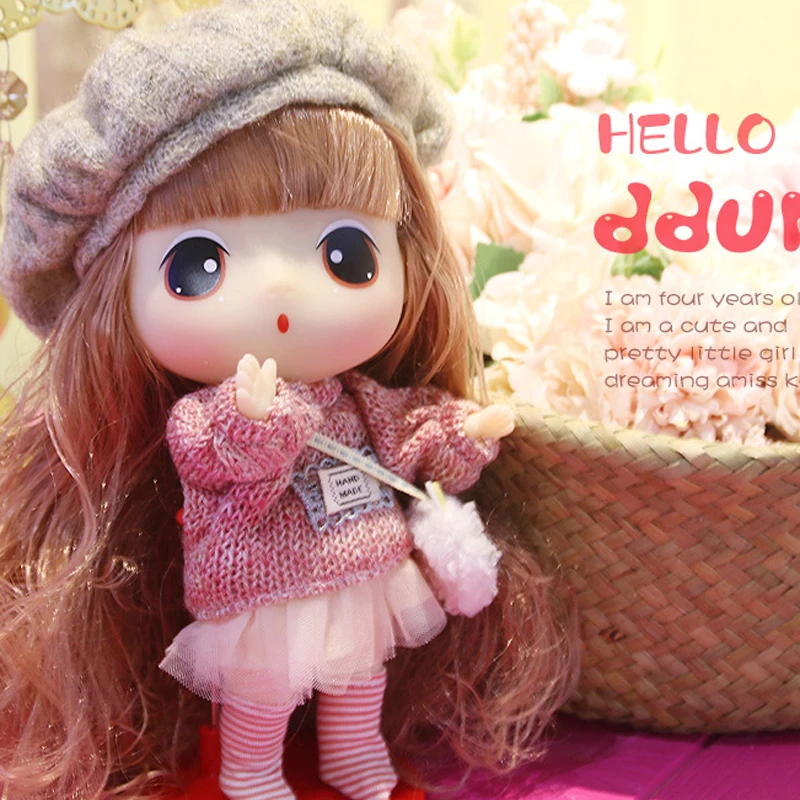 Ddung Baby Doll Toys 18 см винил 3 года + нарядная милая мягкая модная мини принцесса детская