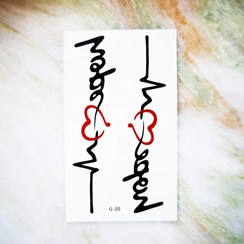 

Waterproof temporary tattoos sweet heart black sexy flower fake tattoo sticker feather letter loyalty whale Chains for women