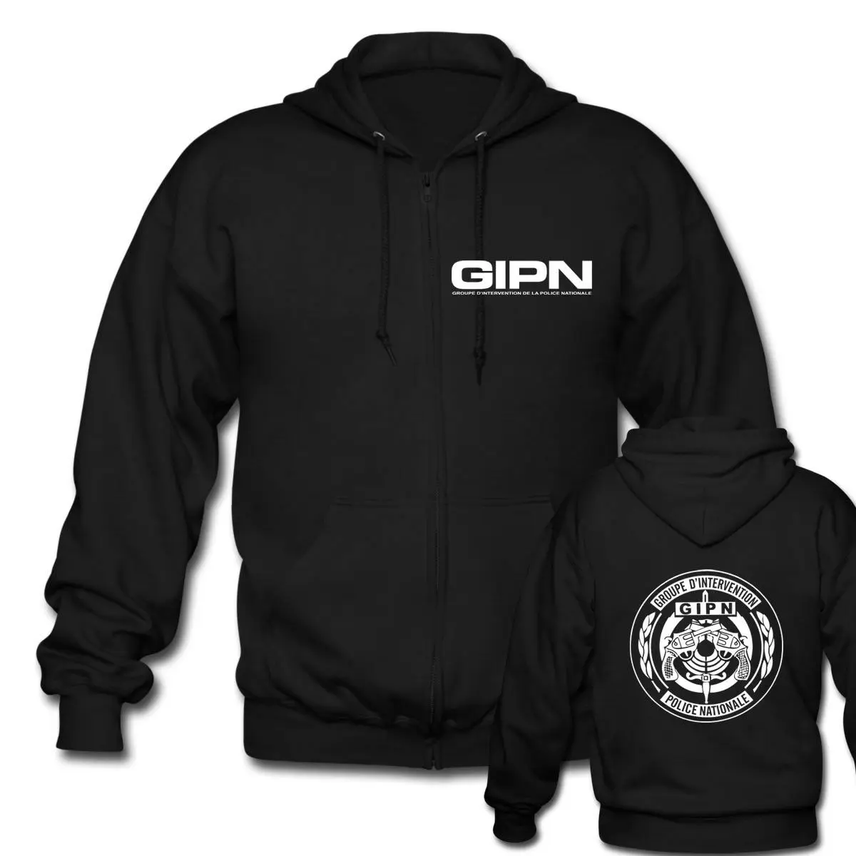 Русский спецназ французский GIPN GIGN Австрия черный спецназ мужские толстовки - Цвет: CAMEL
