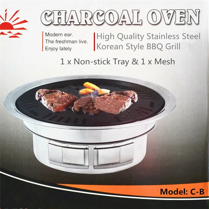 

Korean Style Table Charcoal Portable BBQ Grill Camping Fir Pit Outdoor High quality charcoal BBQ grill Multi-function BBQ pits