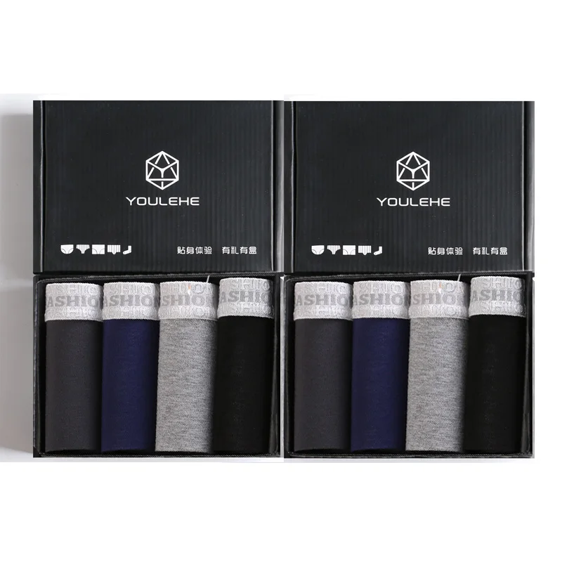 O 8PCS box 8 шт., мужское нижнее белье, боксеры, нижнее белье, боксеры, Трусы из модала, мужские трусы-боксеры, сексуальные мужские трусы, Homme Cueca, трусы - Цвет: O 8PCS box