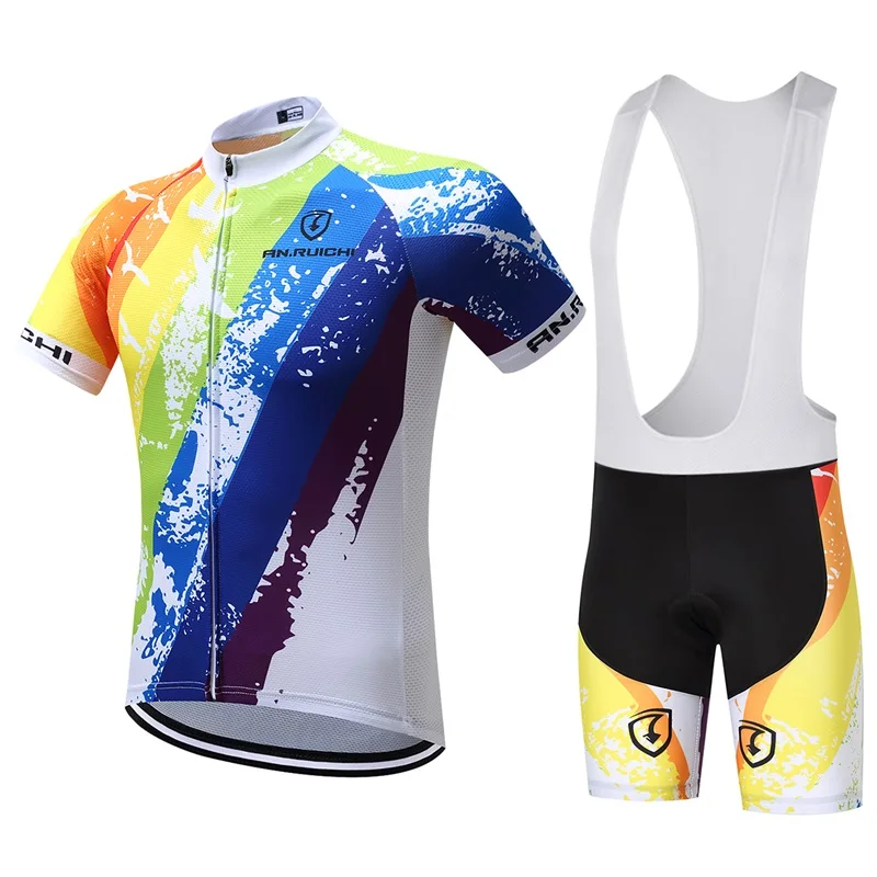 

Cycling Clothing Men Cycling Jersey Set Short Sleeve clothes Summer Bike Clothing Pro Team MTB Maillot Ropa Ciclismo Uniforme