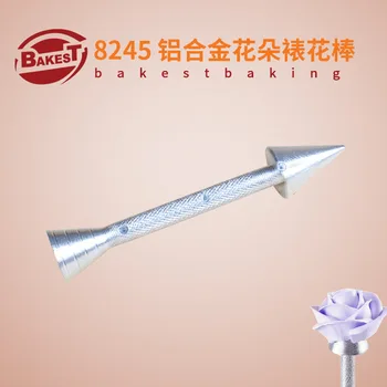 

bakest Aluminium Alloy biao hua zhen Hand Rose Decorating Bracket Cream Stereo Flowers Mounting Patterns Stick